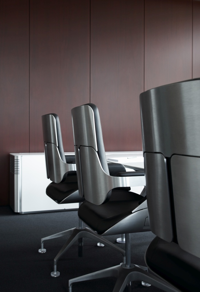 Silver SV10P Office Swivel Chair Medium Height Interstuhl
