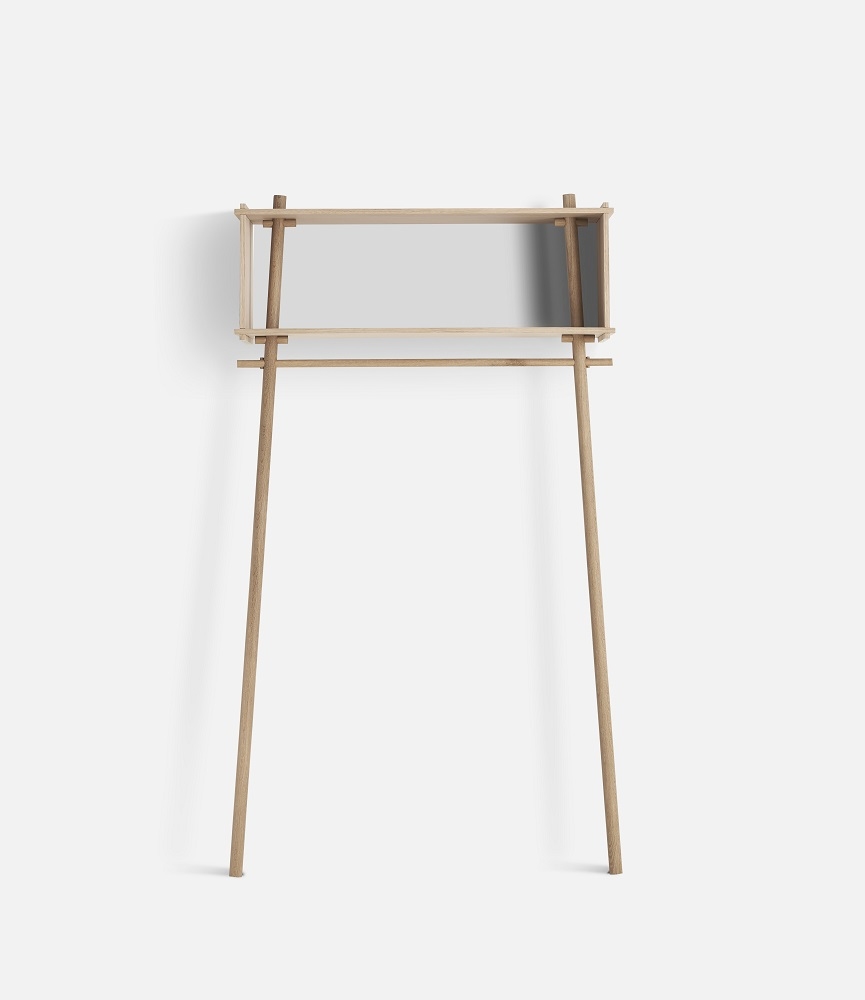 Töjbox Wardrobe Woud Wx112 cm oak white pigmented