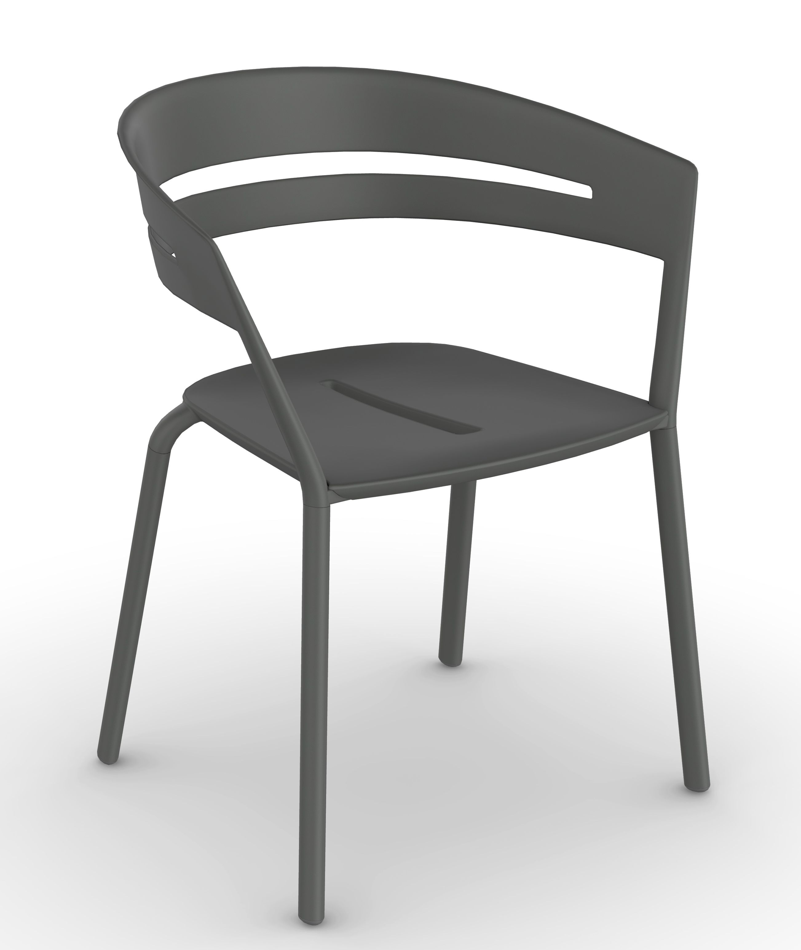Ria Chair 7600 Grey Metallic Fast