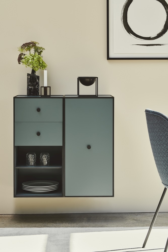 Frame 70 Sideboard Element with 2 Shelves Audo