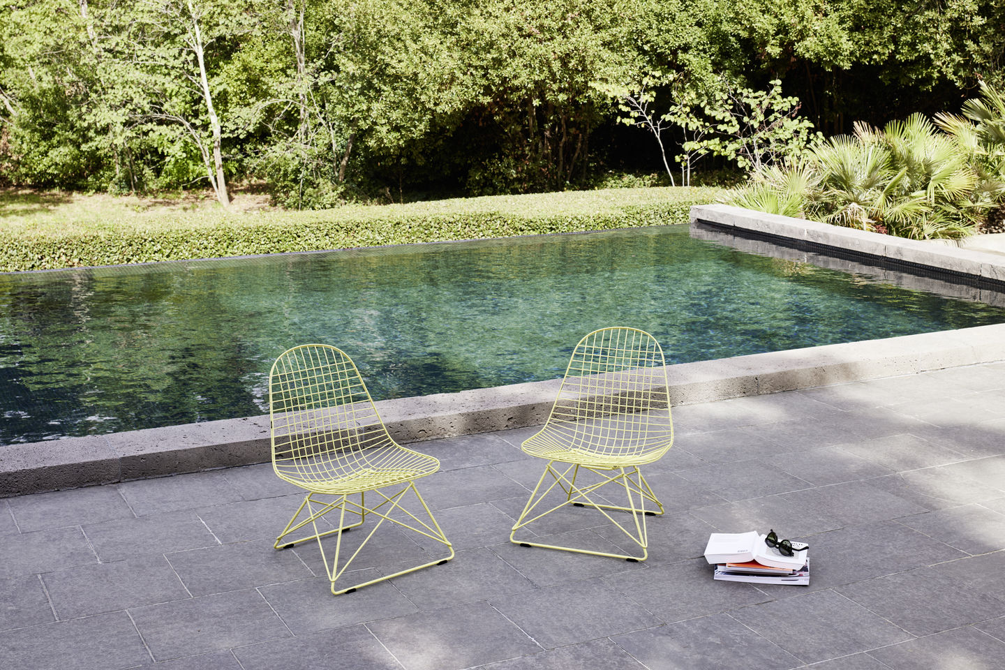 LKR-2 Wire Chair Chair with Seat and Back Cover Vitra 