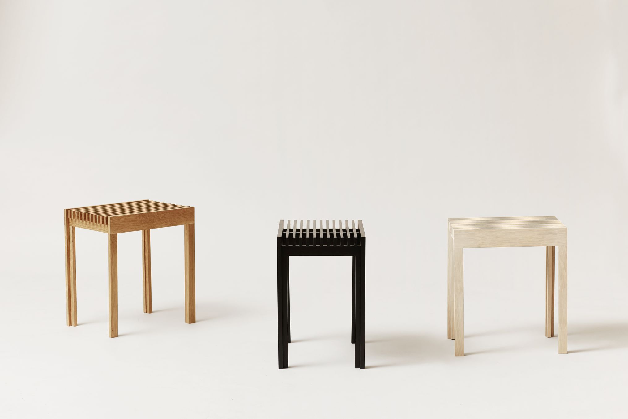 Lightweight Stool Oak Form & Refine