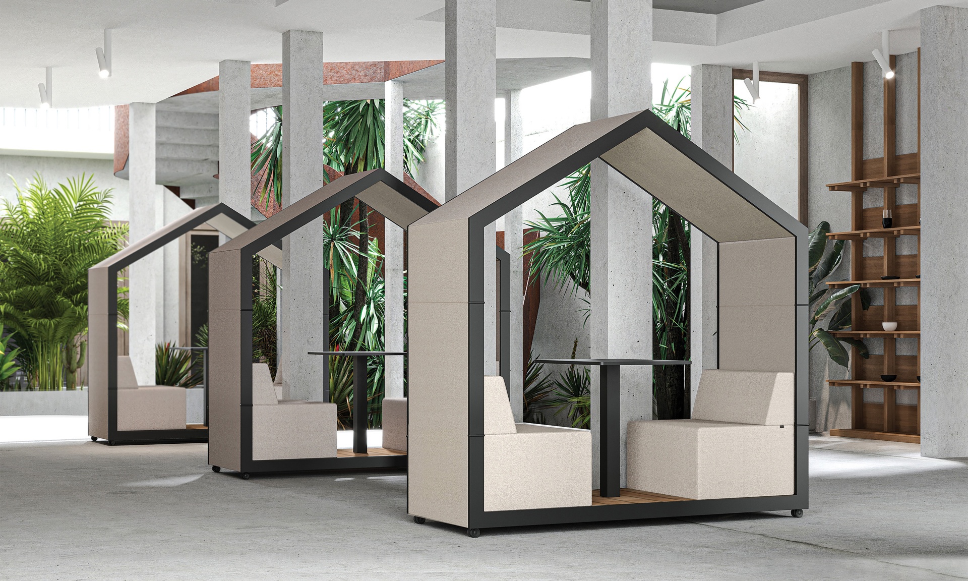 treehouse TH 2 Acoustic furniture for 2 persons Bejot