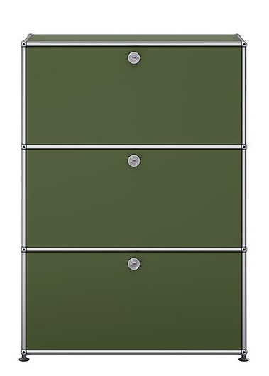 USM Haller Highboard G1 with 3 doors – Olive Green