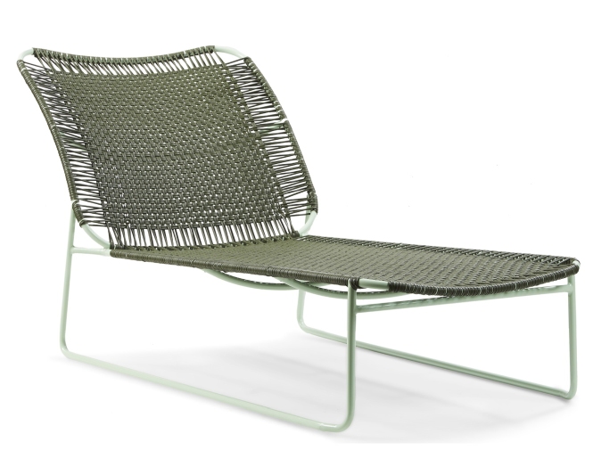 Cielo Daybed Lounger Outdoor ames Olive green - Pastel green