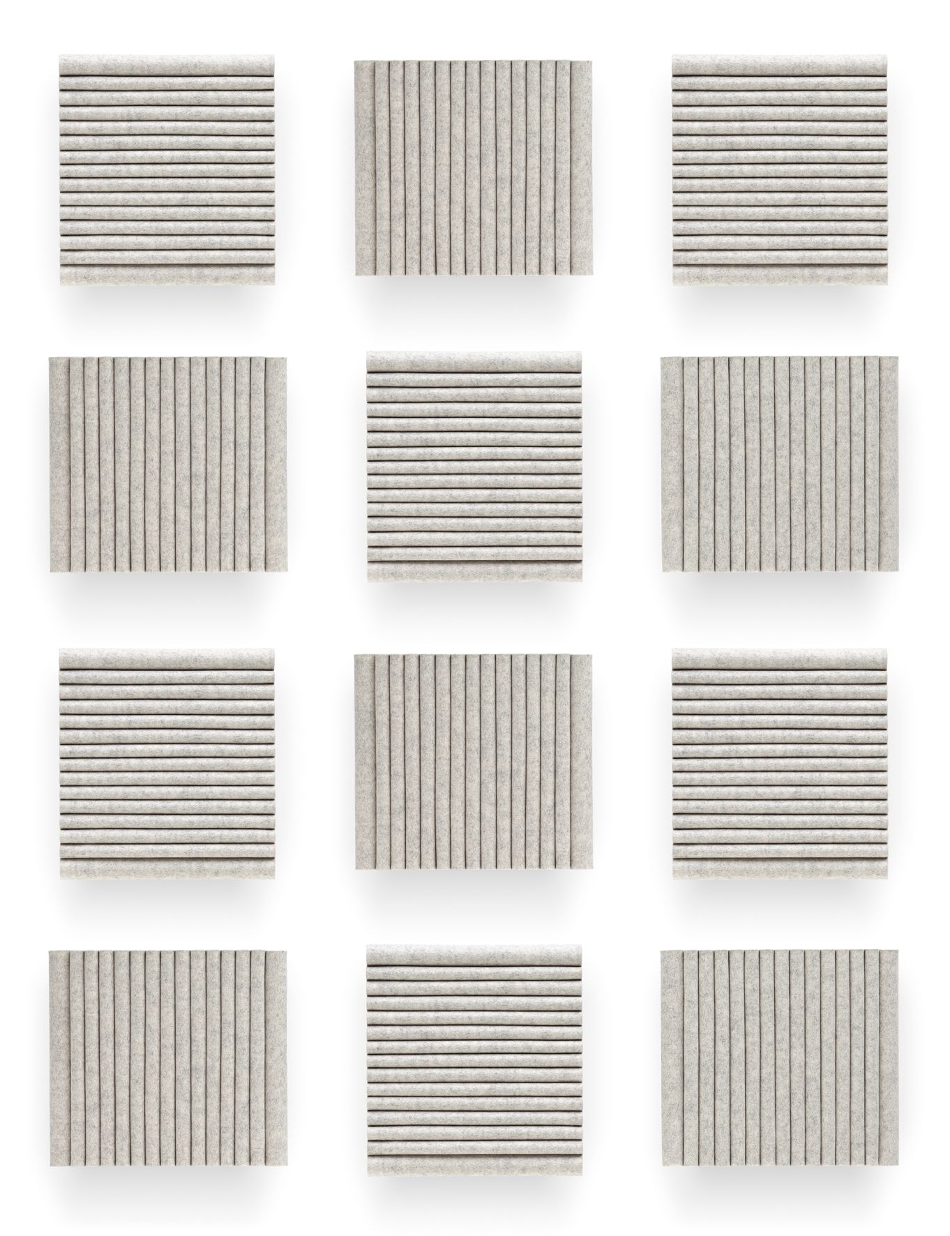 Wave square wall module motif vertical incl. 2 wall brackets Hey Sign