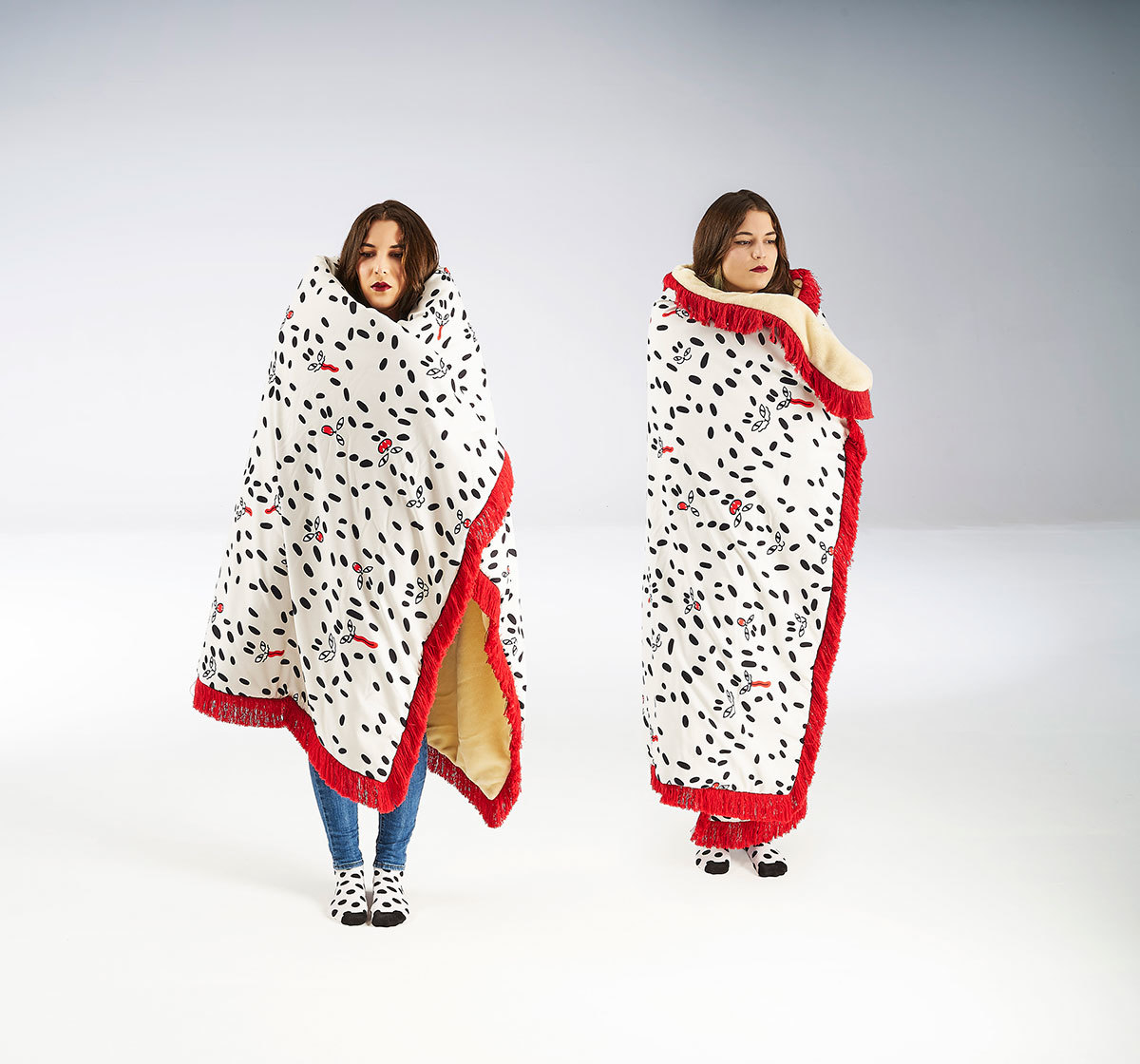 Tápame Mucho Wild Dots size S blanket Sancal