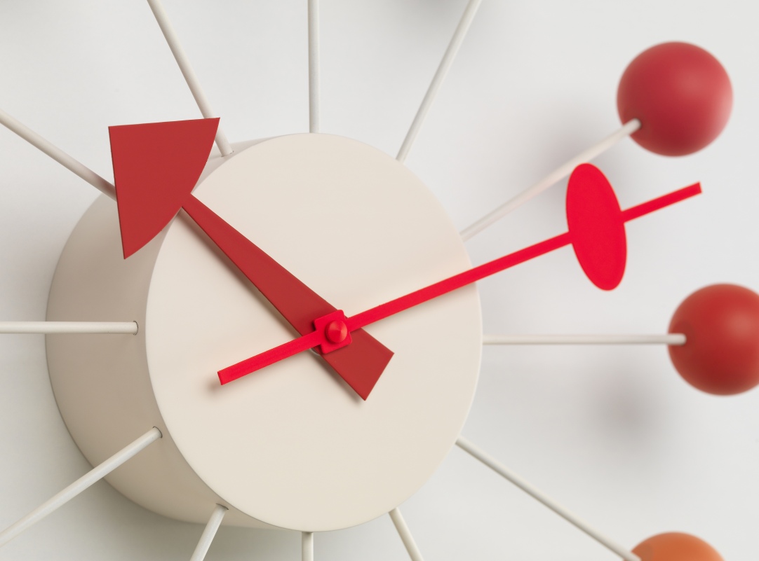 Ball Clock Wall Clock Sunset Vitra LIMITED EDITION 