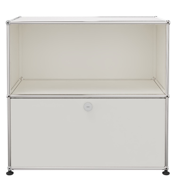 USM Haller Sideboard 1 Open / 1 Flap Pure white - FAST DELIVERY    