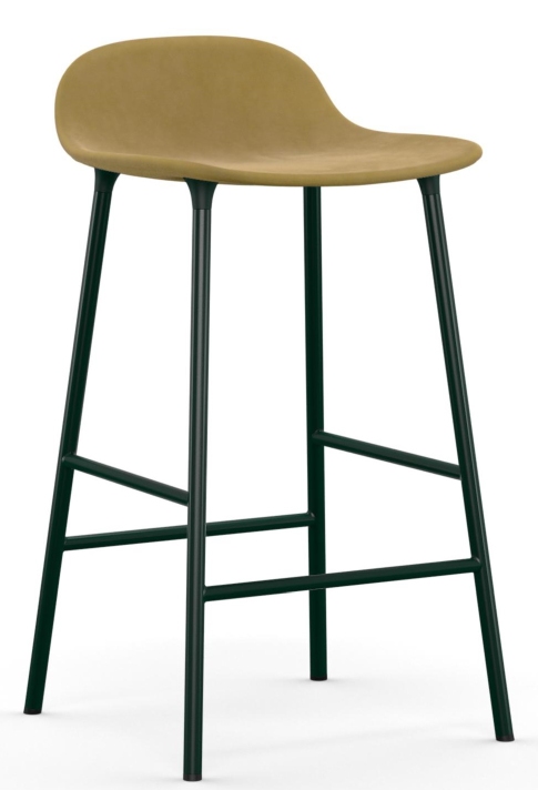 Form Barstool  H 65 cm Steel Upholstered Normann Copenhagen