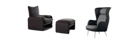 rigid armchairs