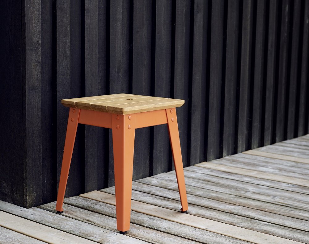 6Grad Outdoor Stool Jan Cray Sulfur Yellow Lumber raw