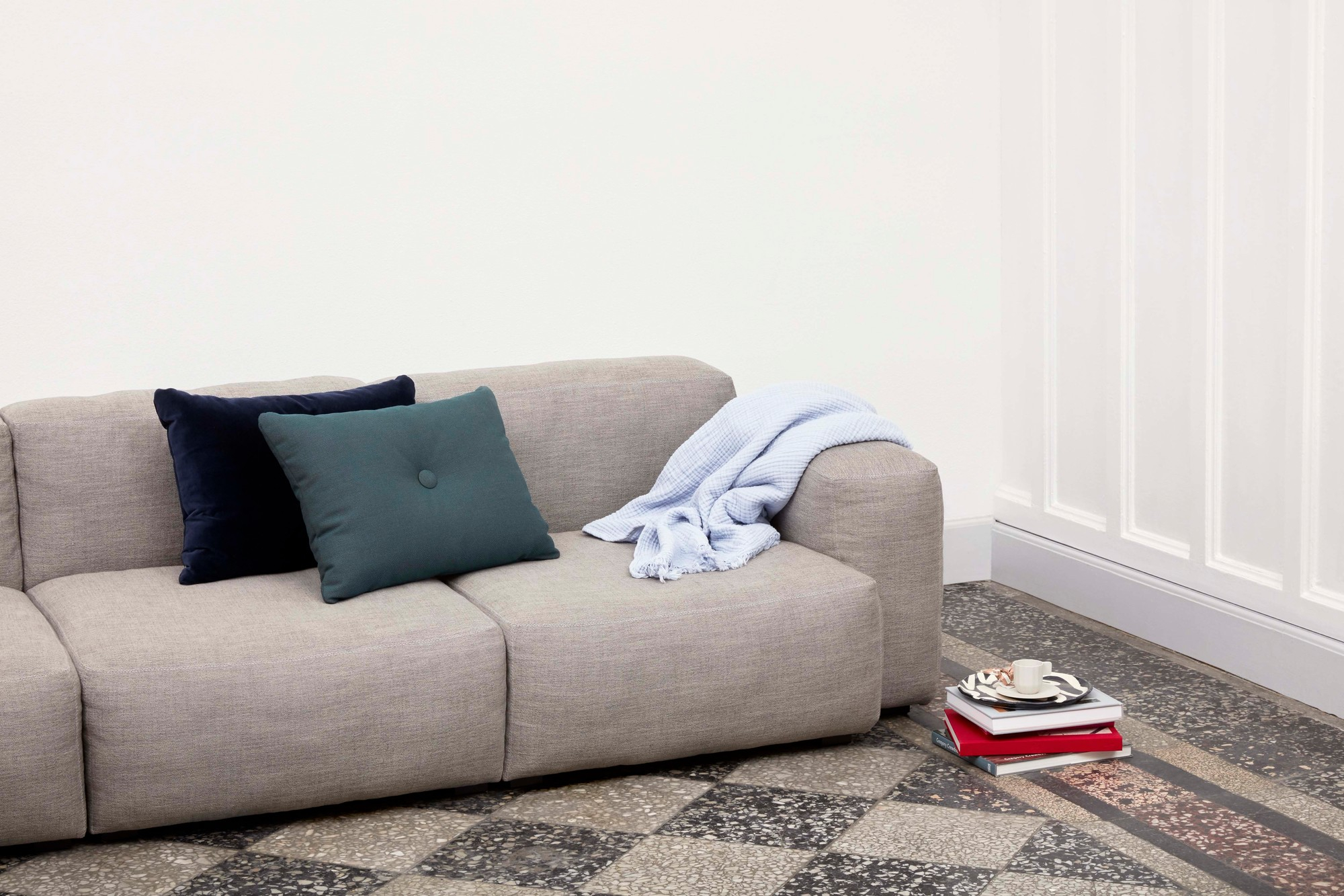 Mags Soft Sofa 3-seater Combination 1 Low armrest Hay
