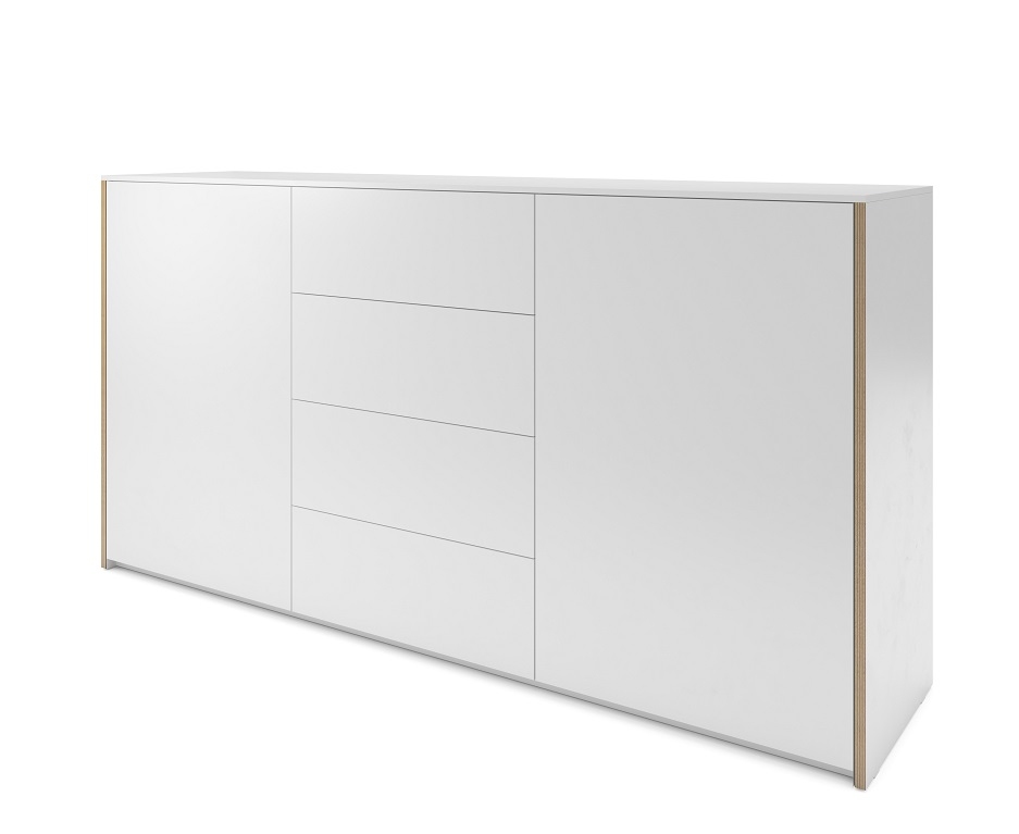 Modular Plus Sideboard with 2 doors and 4 drawers Müller Möbelwerkstätten