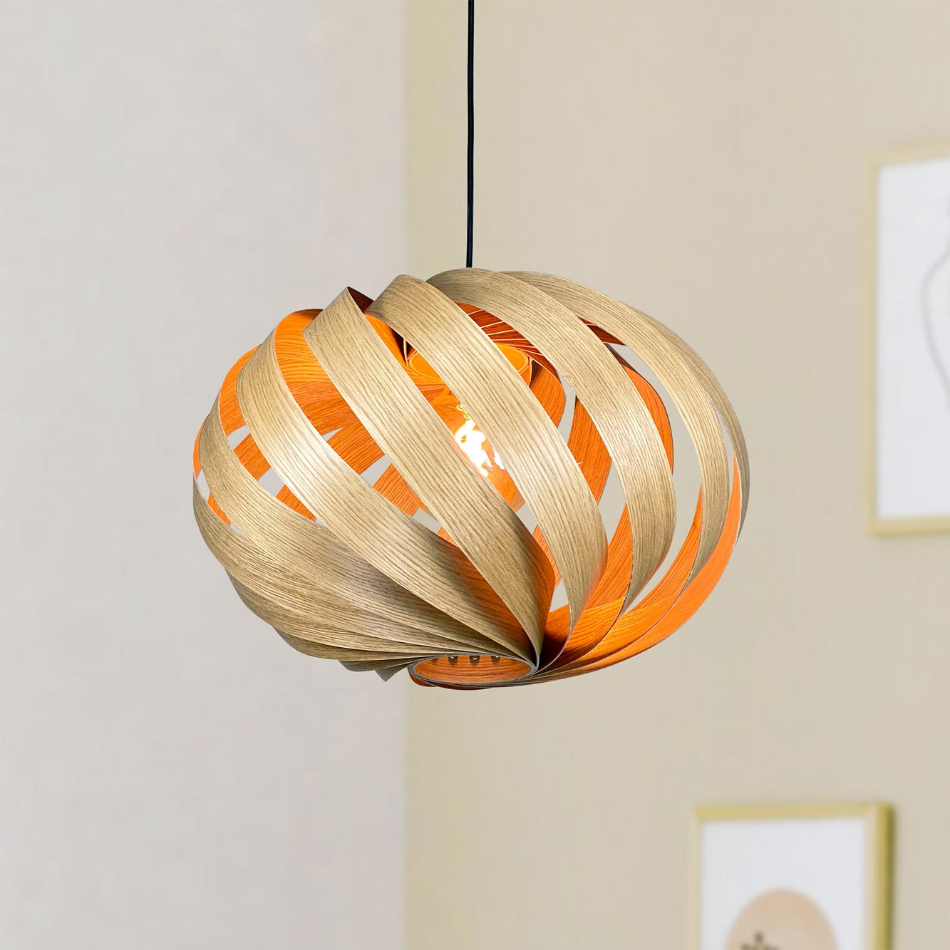 Serentia Pendant lamp Oak Ø55 cm Gofurnit