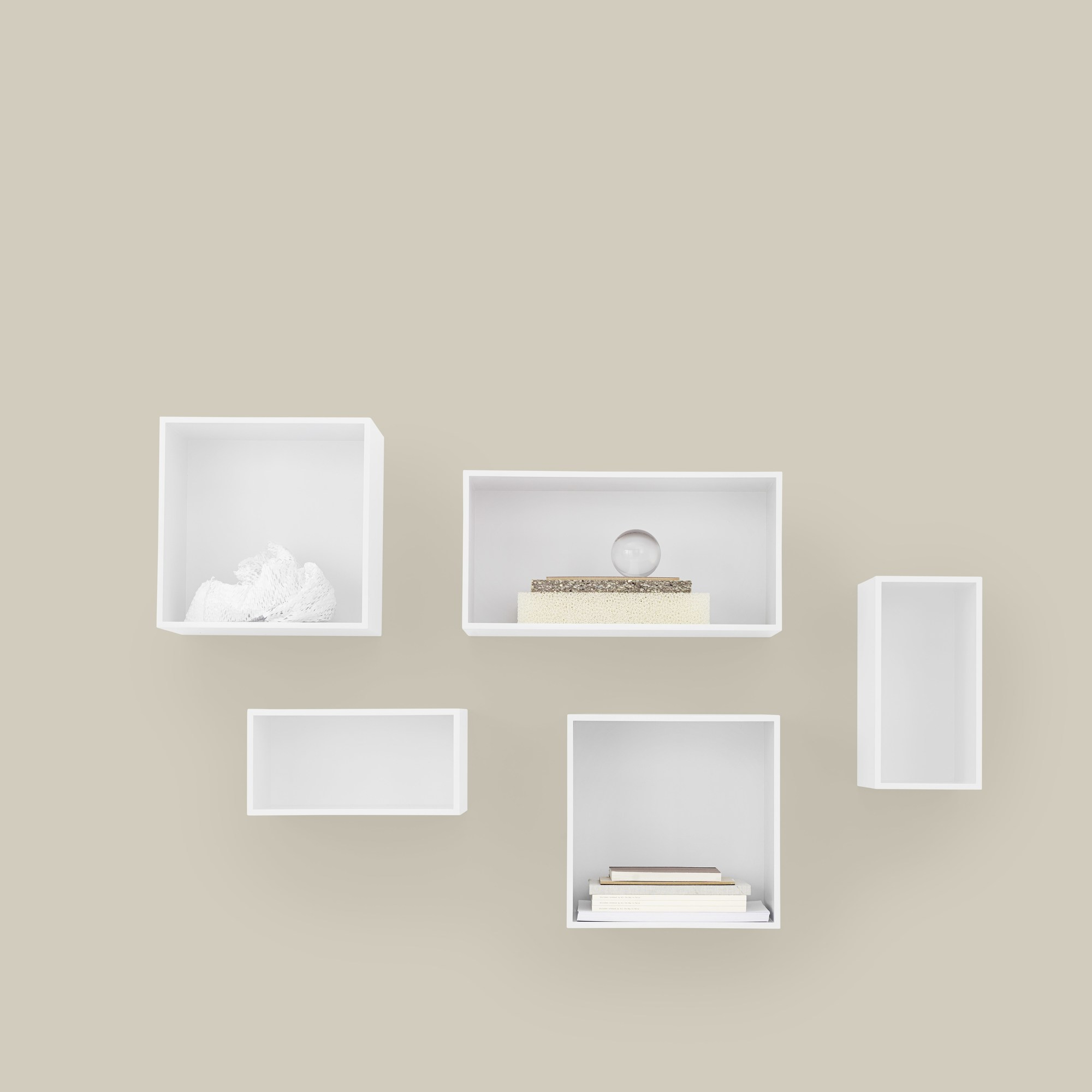 Mini Stacked Storage System 2.0 Shelf system Muuto