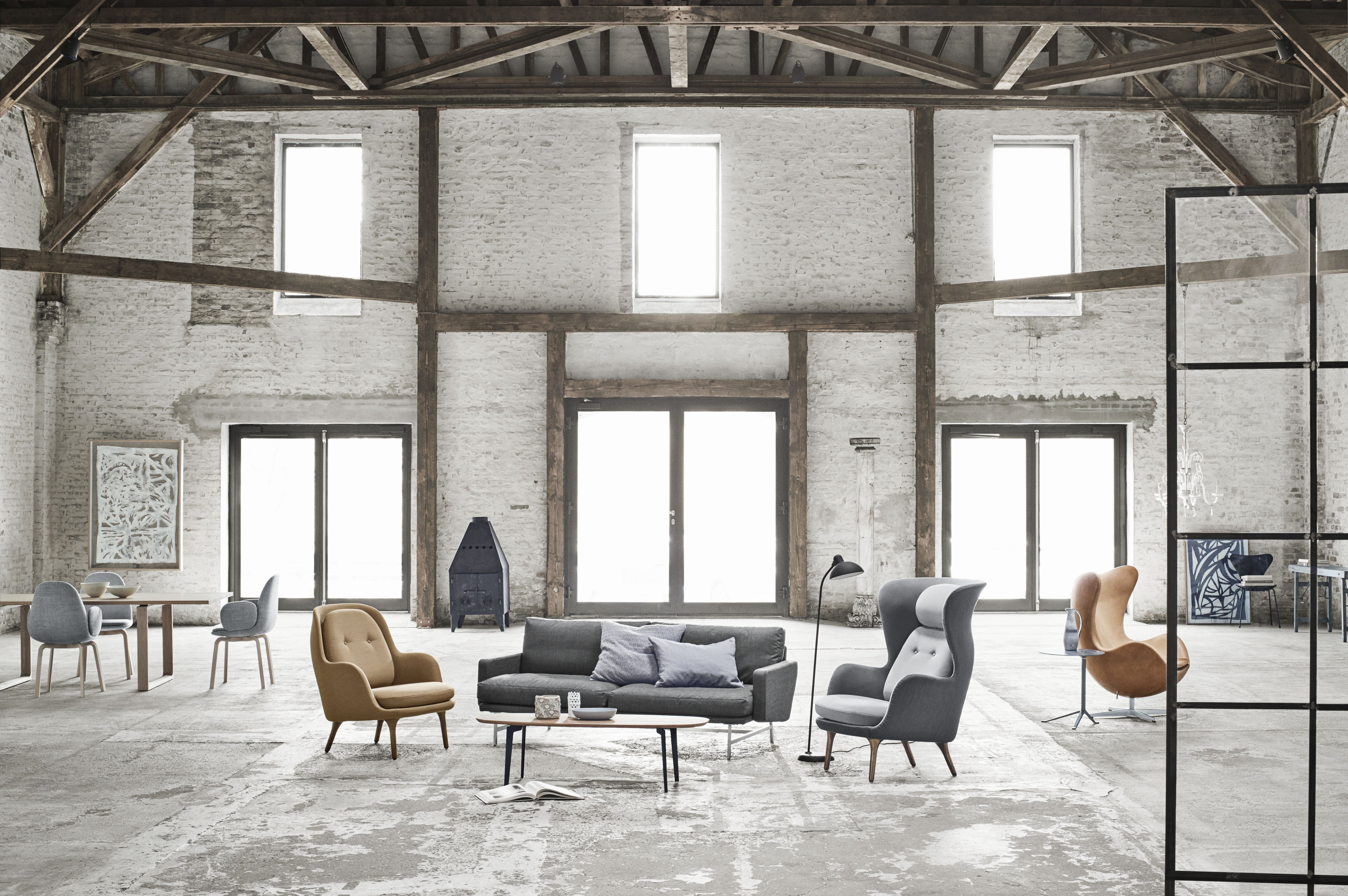 Ro Armchair Wood Fritz Hansen