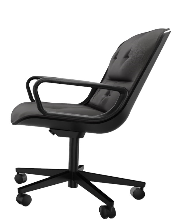 Pollock Executive swivel chair with armrests Knoll International 