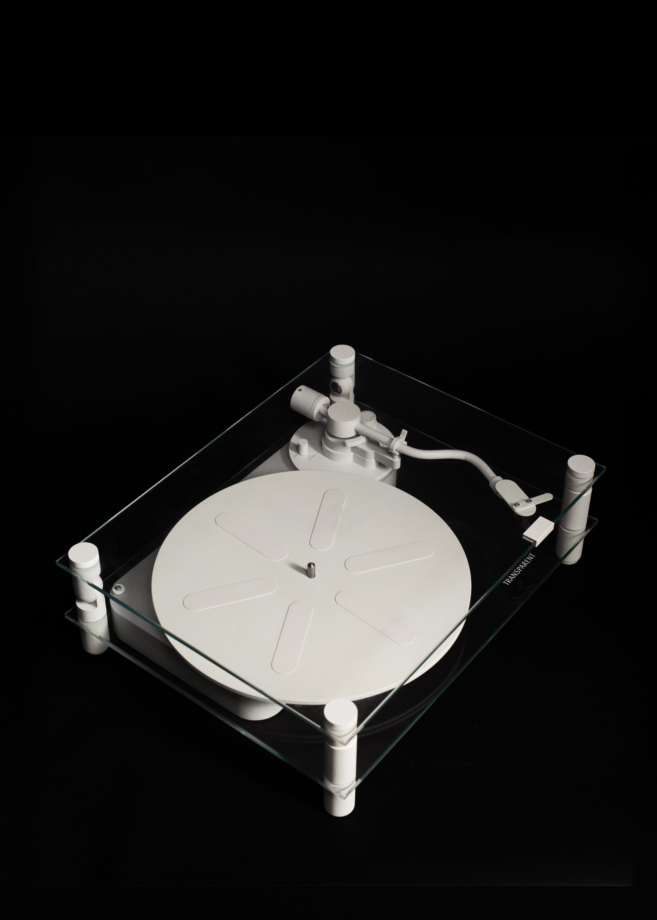 Transparent turntable Transparent