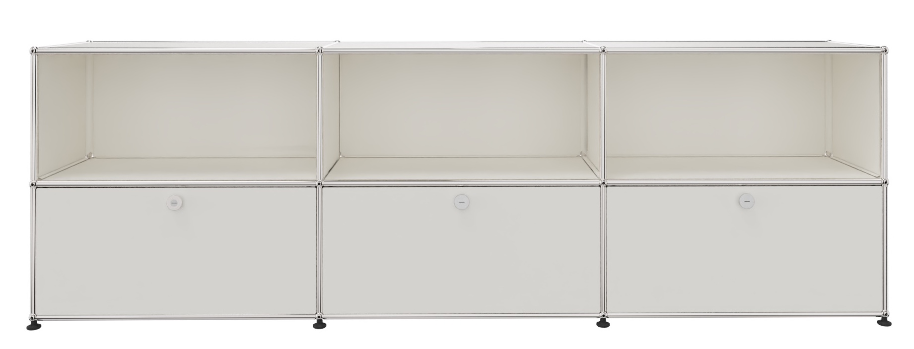 USM Haller Sideboard 3 Open / 3 Flaps Pure white - FAST DELIVERY    