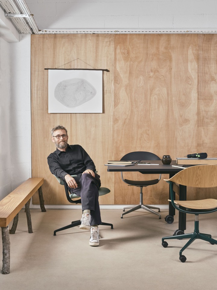 Mynt upholstery for Vitra office swivel chair 