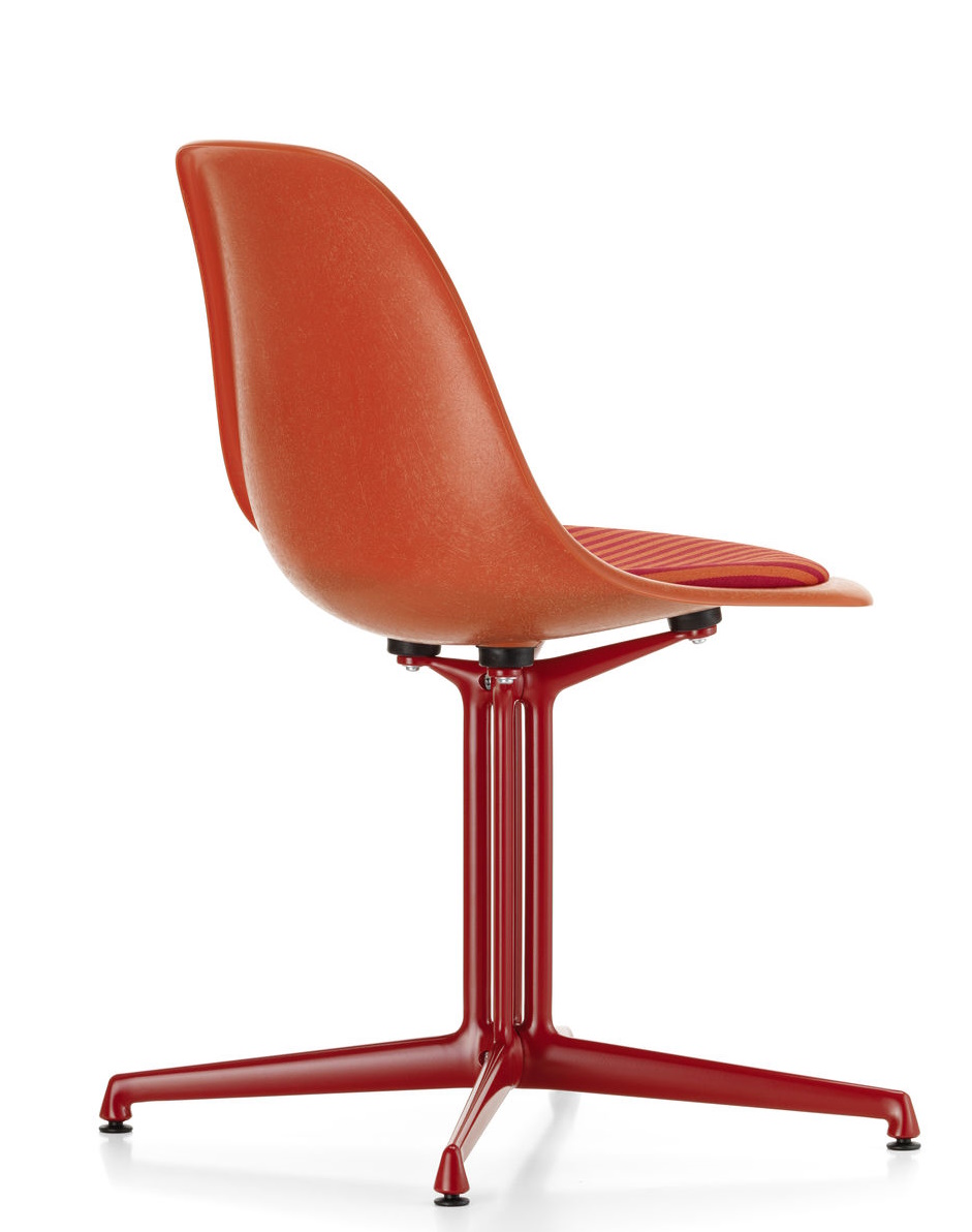 Eames Fibreglass Side Chair La Fonda Red Orange Vitra LIMITED EDITION 