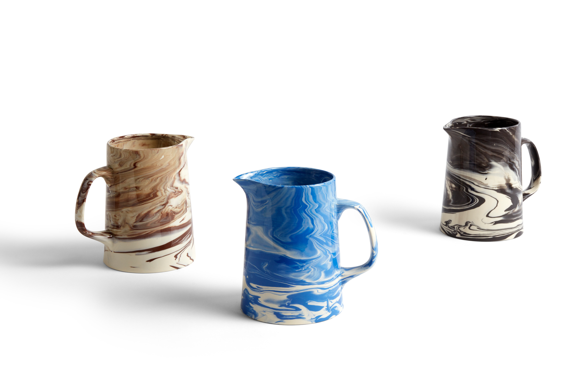 Marbled Jug Carafe black Hay