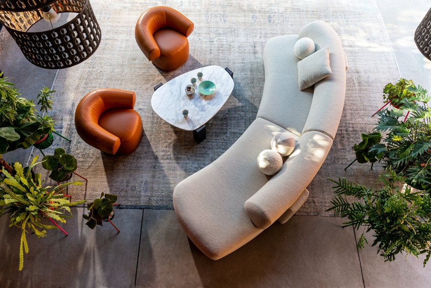Gogan Sofa 3 seater Combination CA1 Moroso