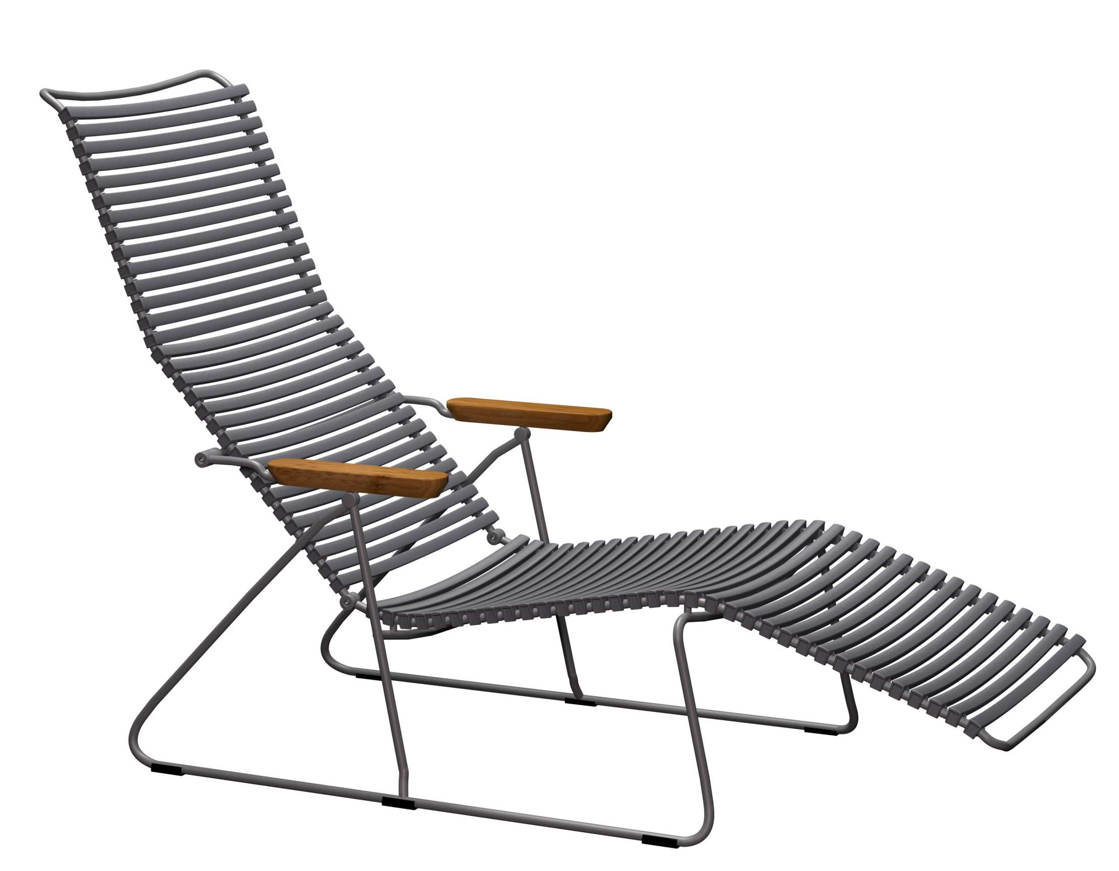 Click Sunlounger Outdoor Houe Dark grey