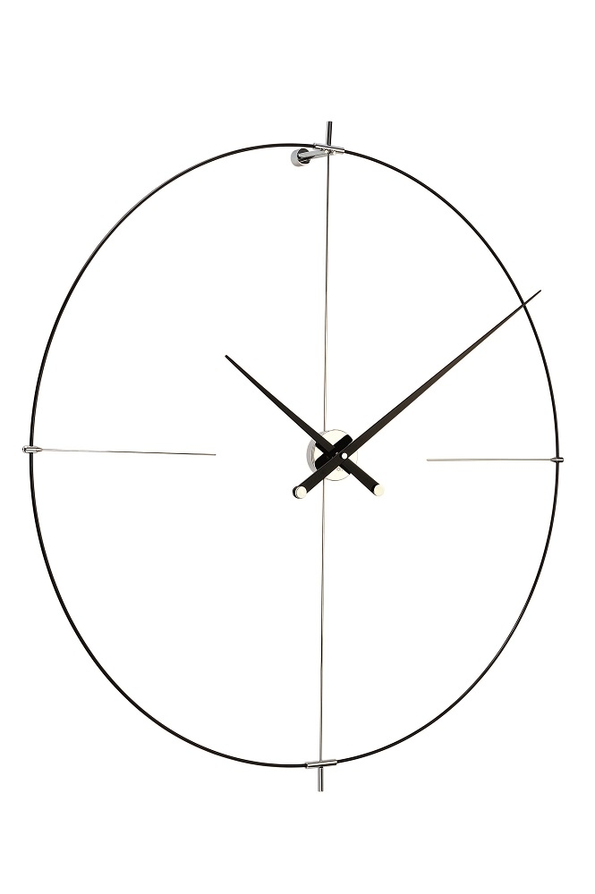 Bilbao N/ L Wall Clock nomon Black-Black