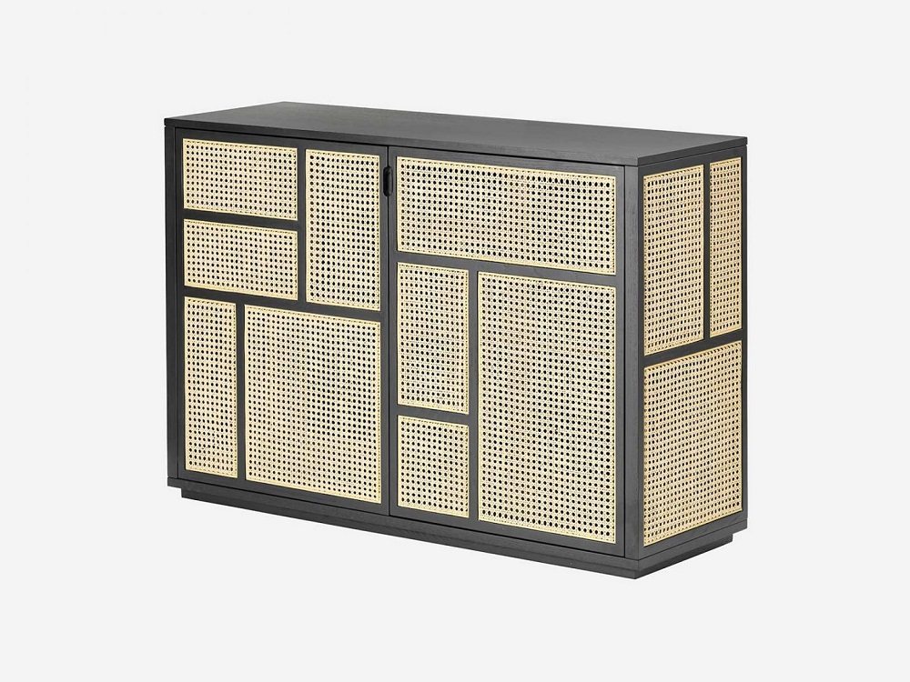 Air Sideboard Design House Stockholm Oak black