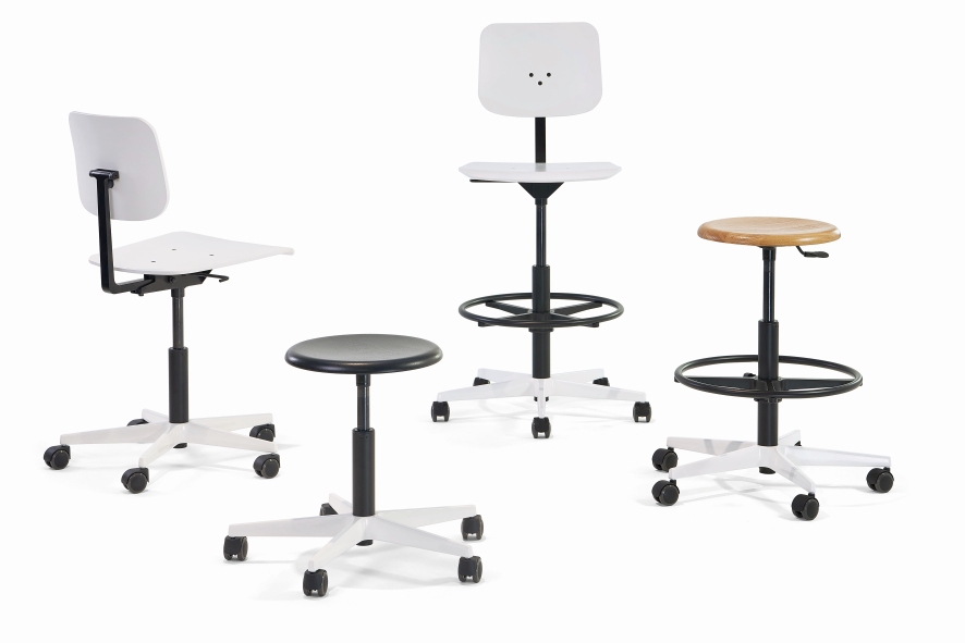 Mr. Round swivel stool Richard Lampert