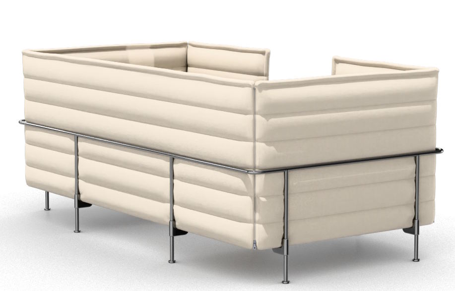 Alcove Cabin Love Seat Lowback Sofa Vitra