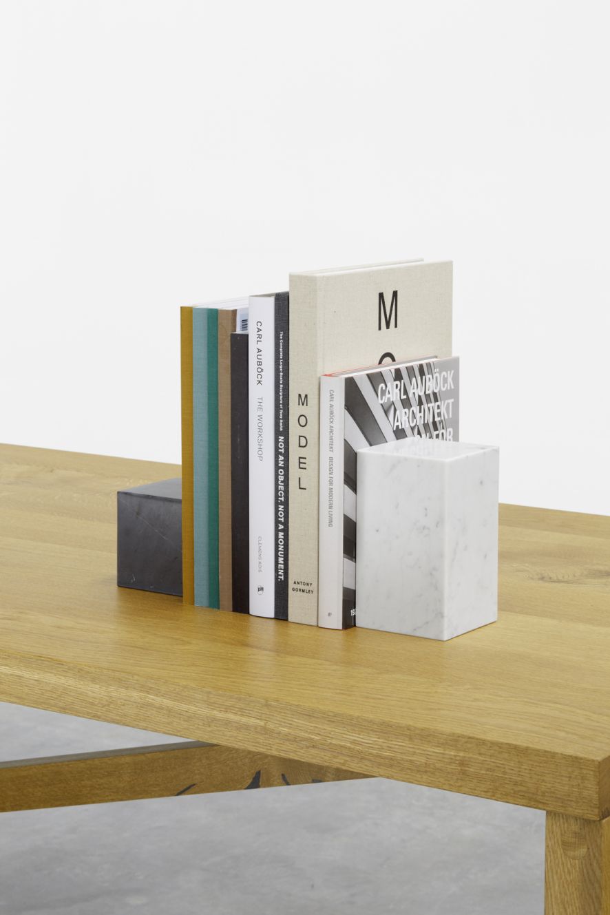 AC11 Stop bookend Hx17 cm White e15 SINGLE PIECES