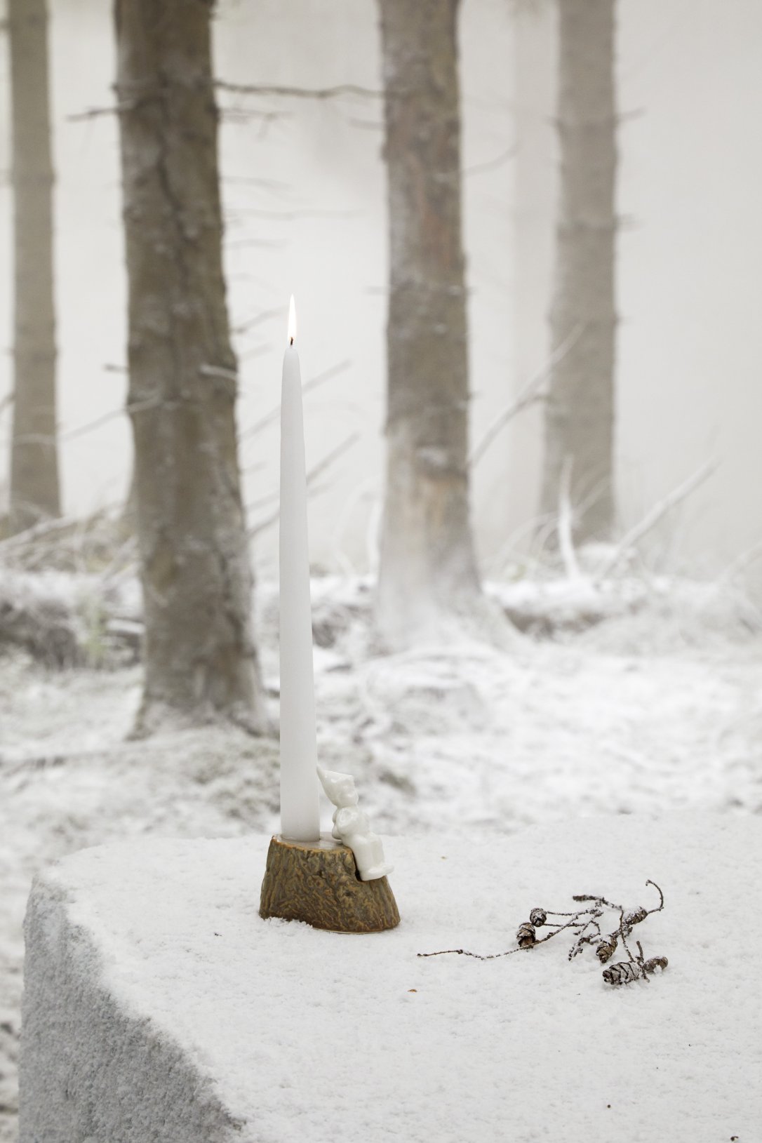 Christmas Tales Julerejse Candle Holder H 9,5 cm Kähler SINGLE PIECES