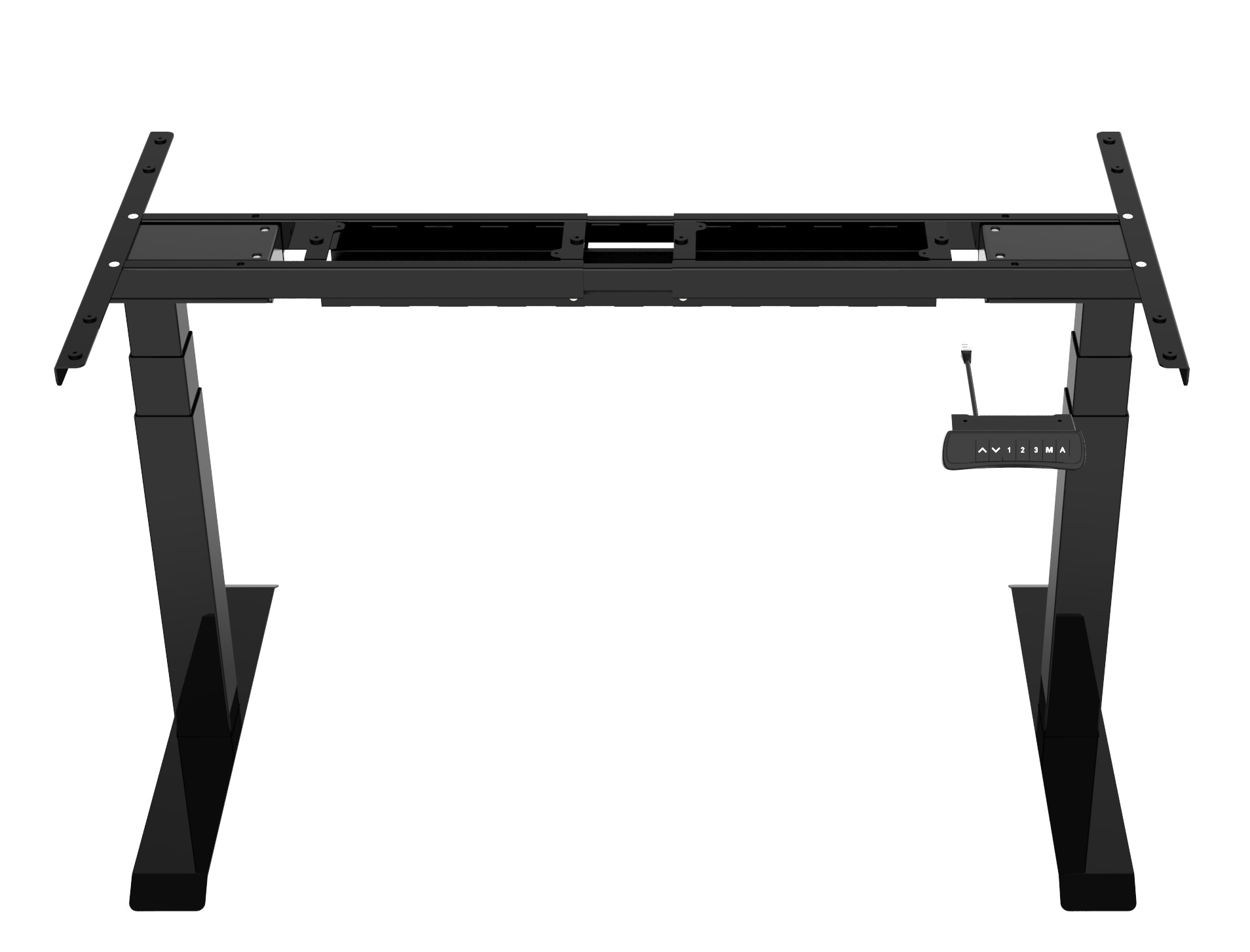 Hiplift underframe height adjustable electric büroforum Black