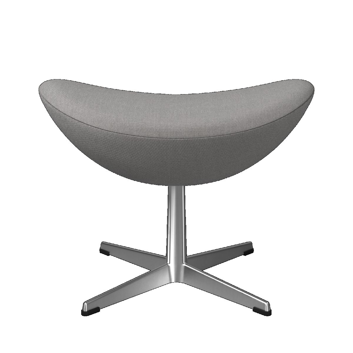 Egg Chair with Stool Re-wool Textile Fabric Taupe/Nature Fritz Hansen 
