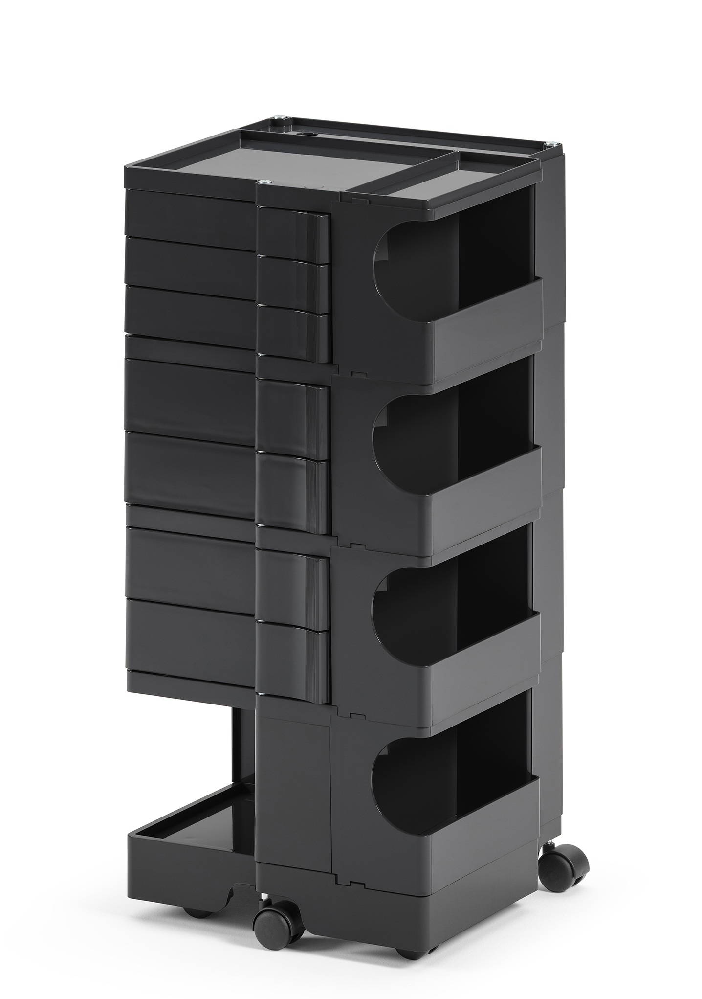 Boby B47 Roll Containers B-Line Black