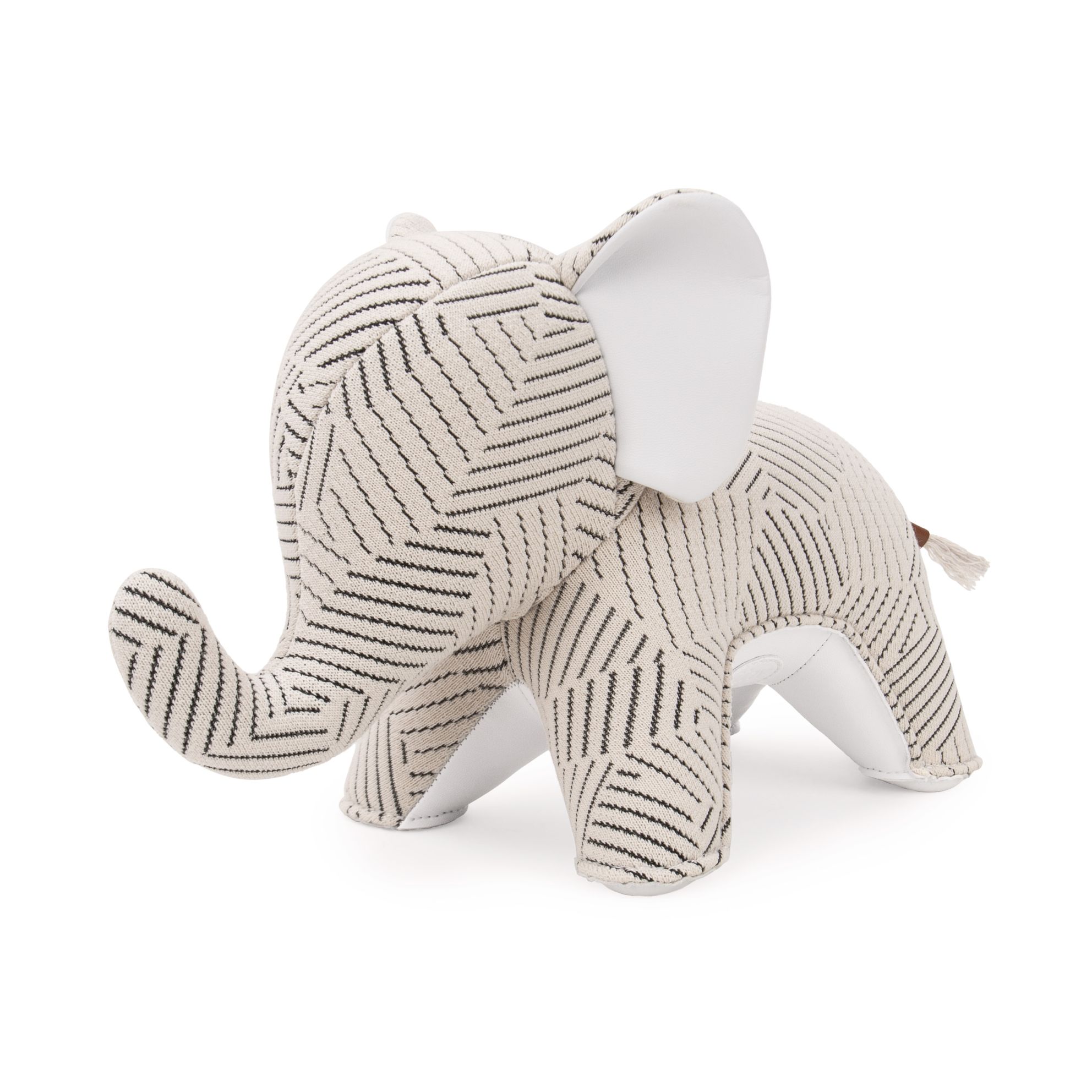 Bookend elephant Abby Razzle Dazzle white Züny x KVADRAT