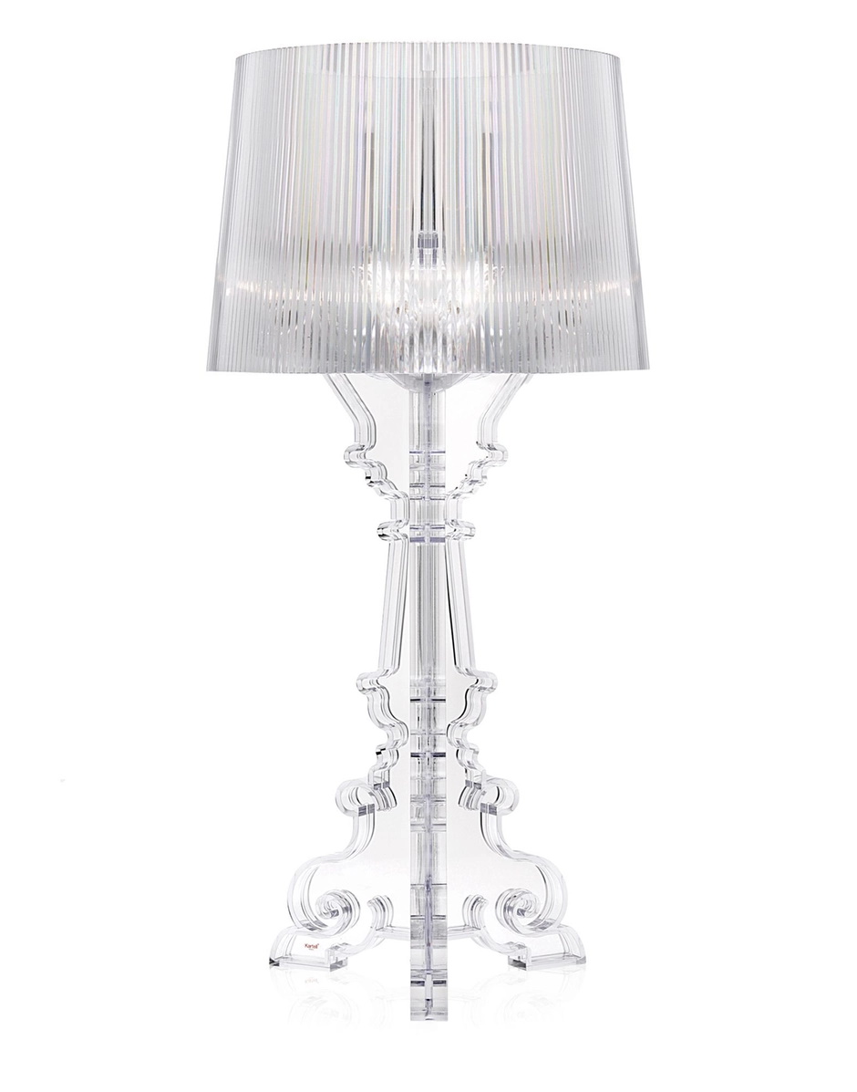 Bourgie Table lamp Crystal clear Dimmable Kartell