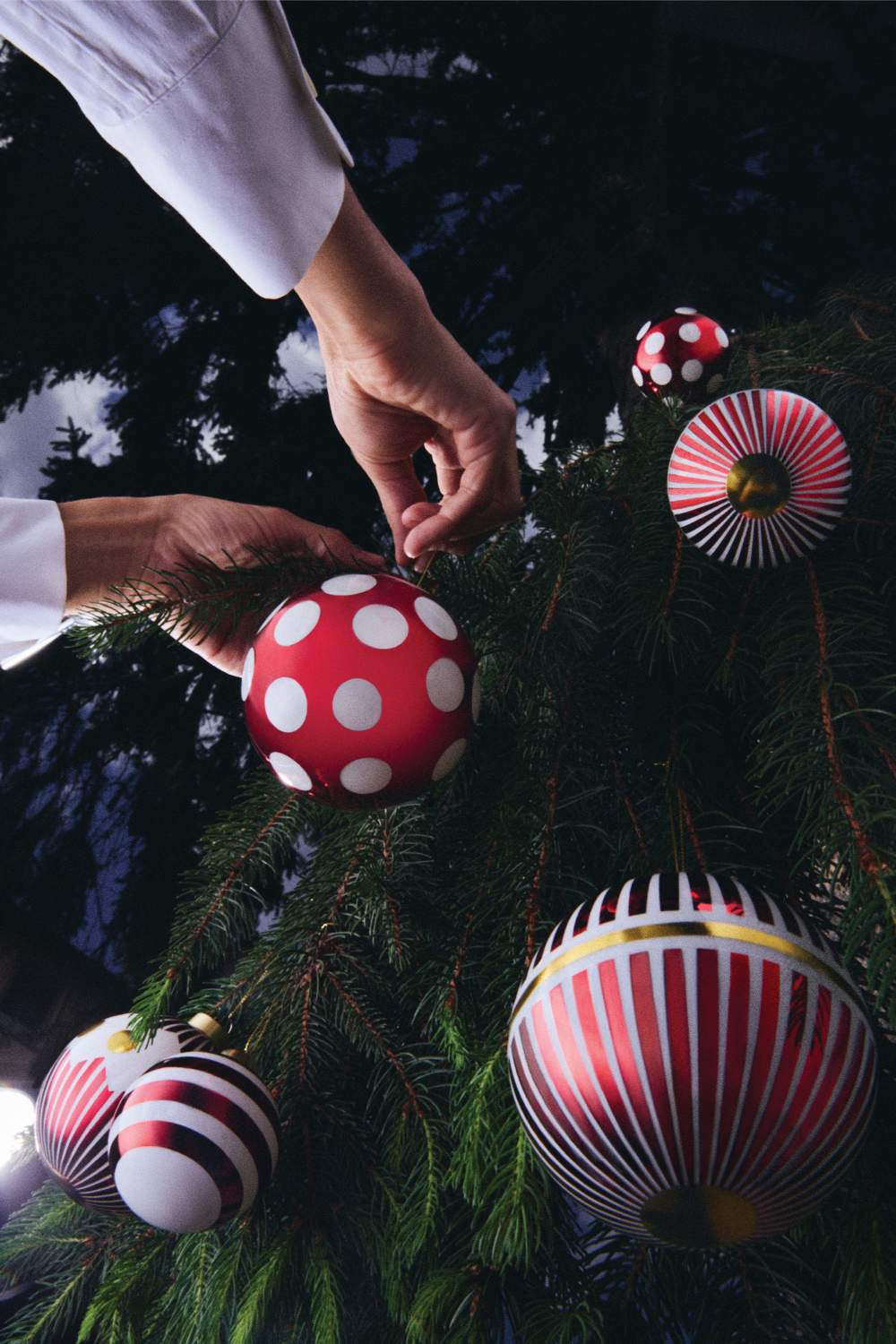 NZ04SET1 Delight Christmas bauble set Alessi   