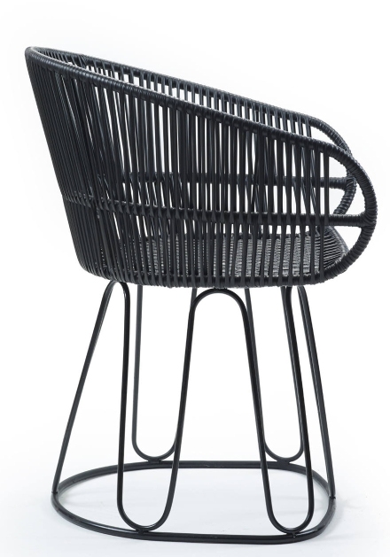 Circo Dining Chair Outdoor ames Black matt / Black