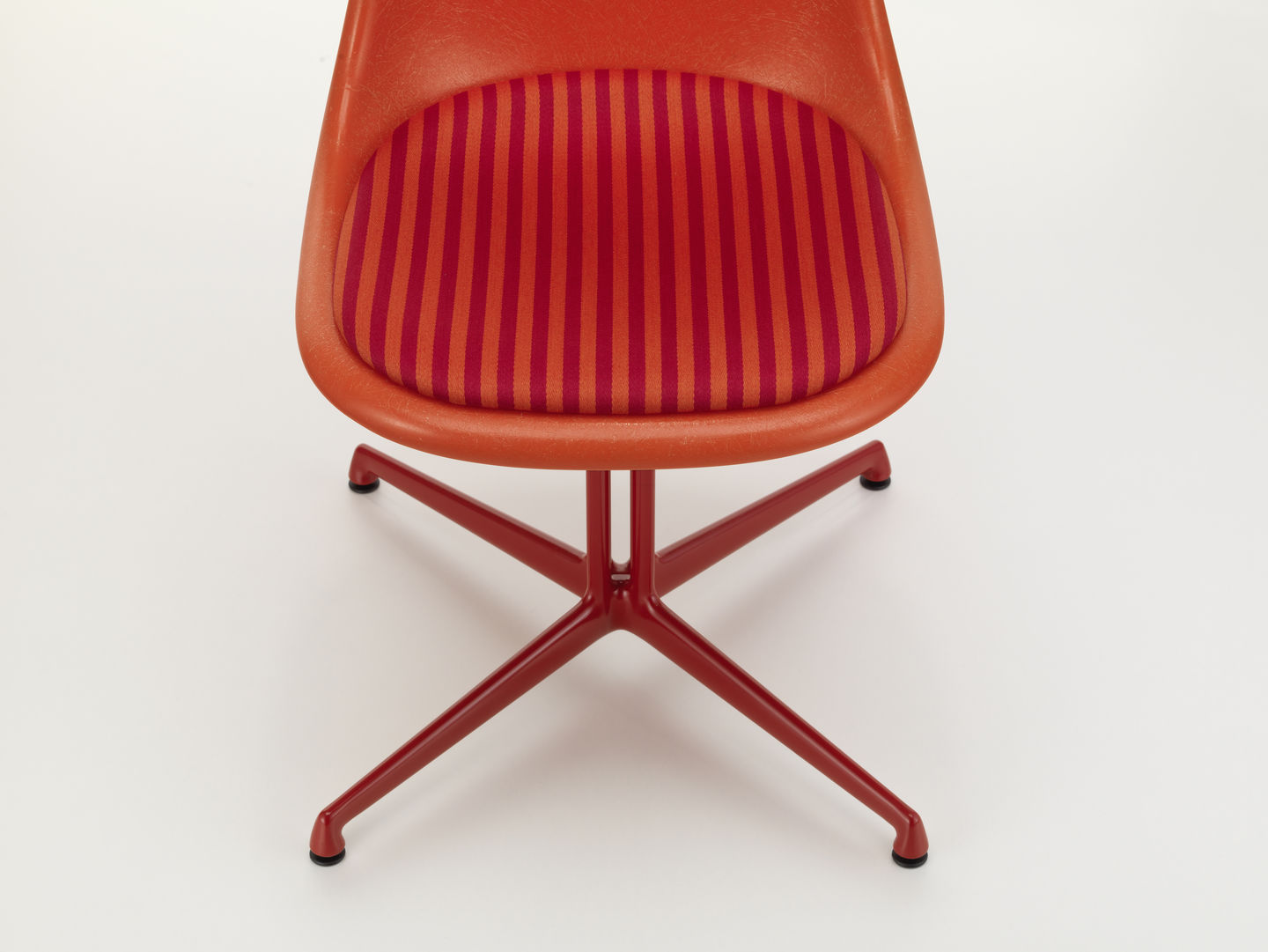 Eames Fibreglass Side Chair La Fonda Red Orange Vitra LIMITED EDITION 