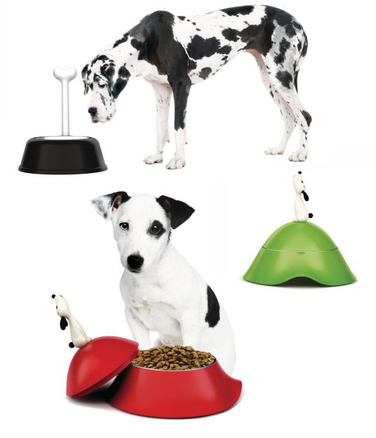 Lula AMMI19 dog bowl with lid Alessi SINGLE PIECE