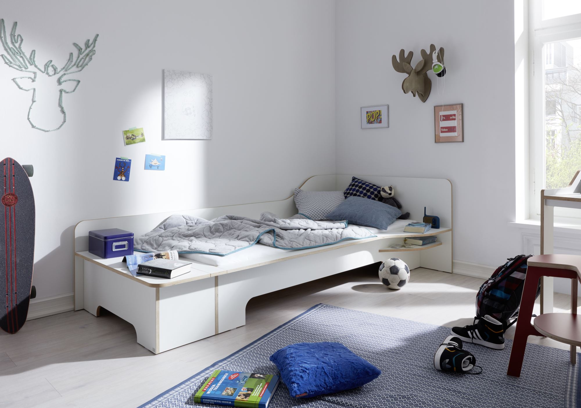 Plane Single Bed Right Müller Möbelwerkstätten