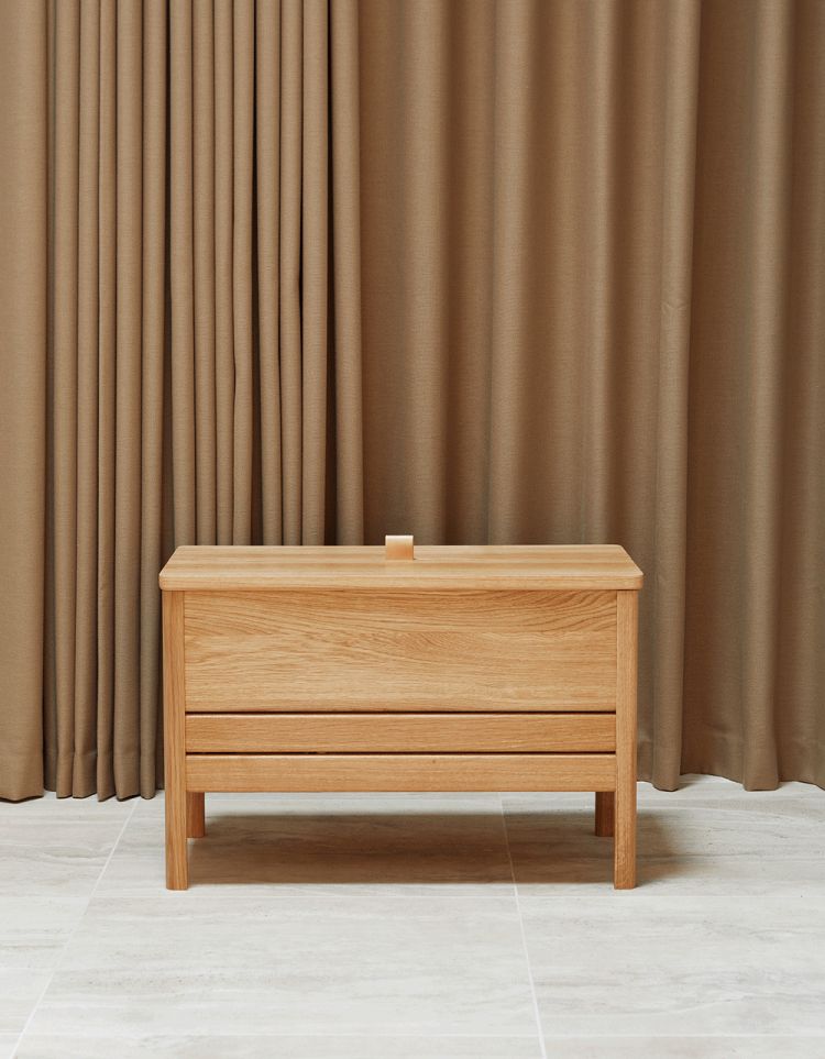 A Line Chest Bench 68 Oak Shape & Refine