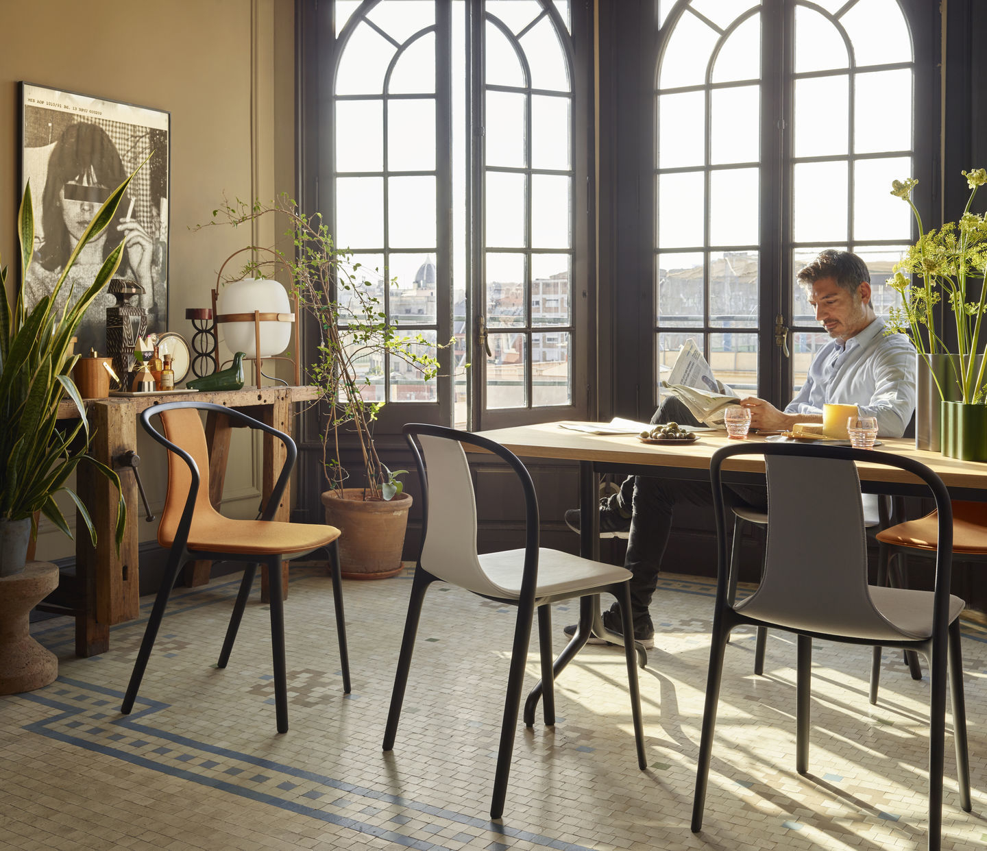 Belleville Chair Wood Vitra