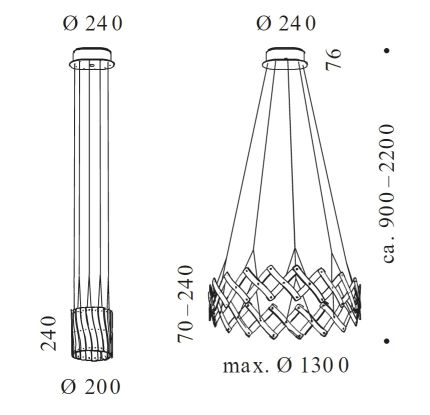 Zoom Pendant light Serien Lighting
