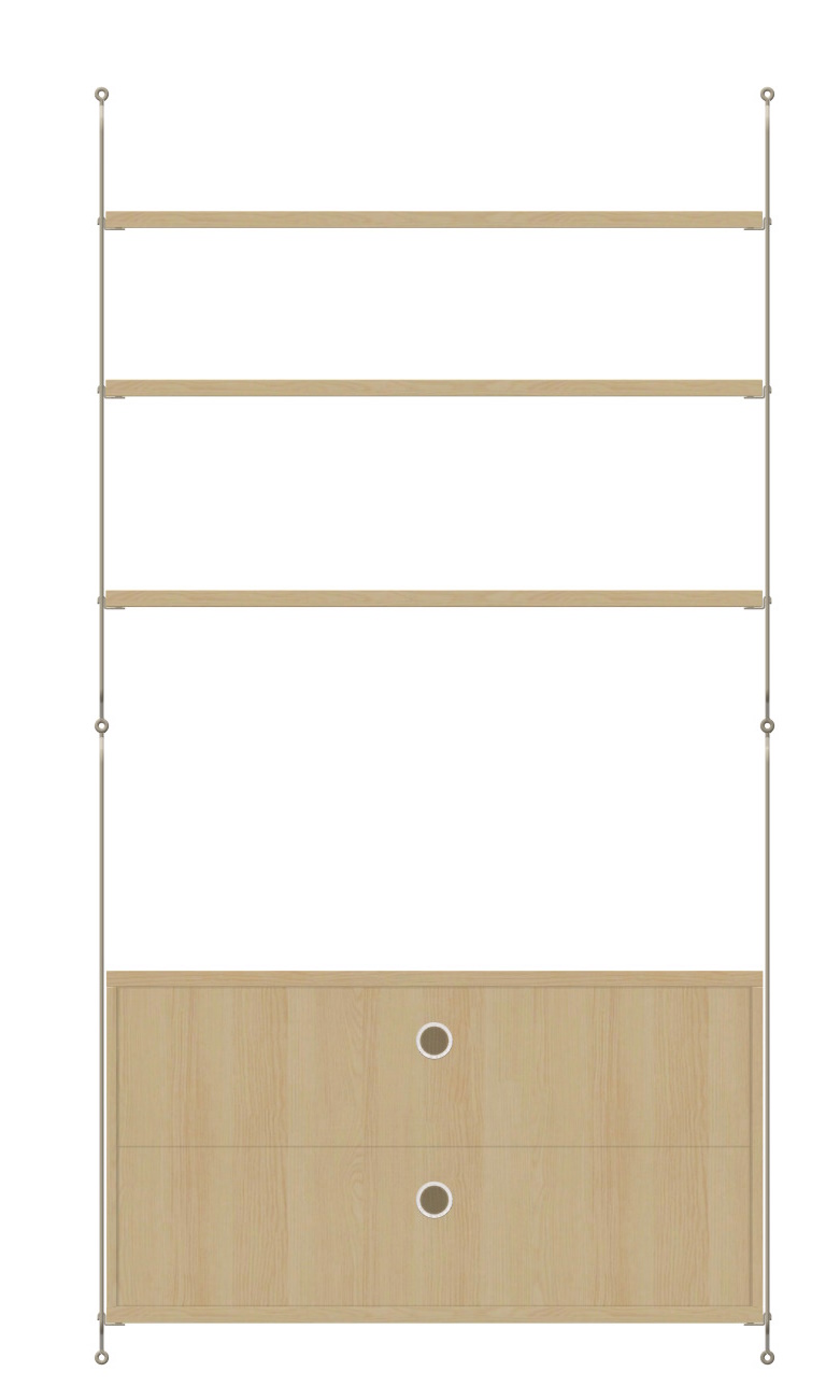Workstation CONFIGURATIONS W3 String Furniture