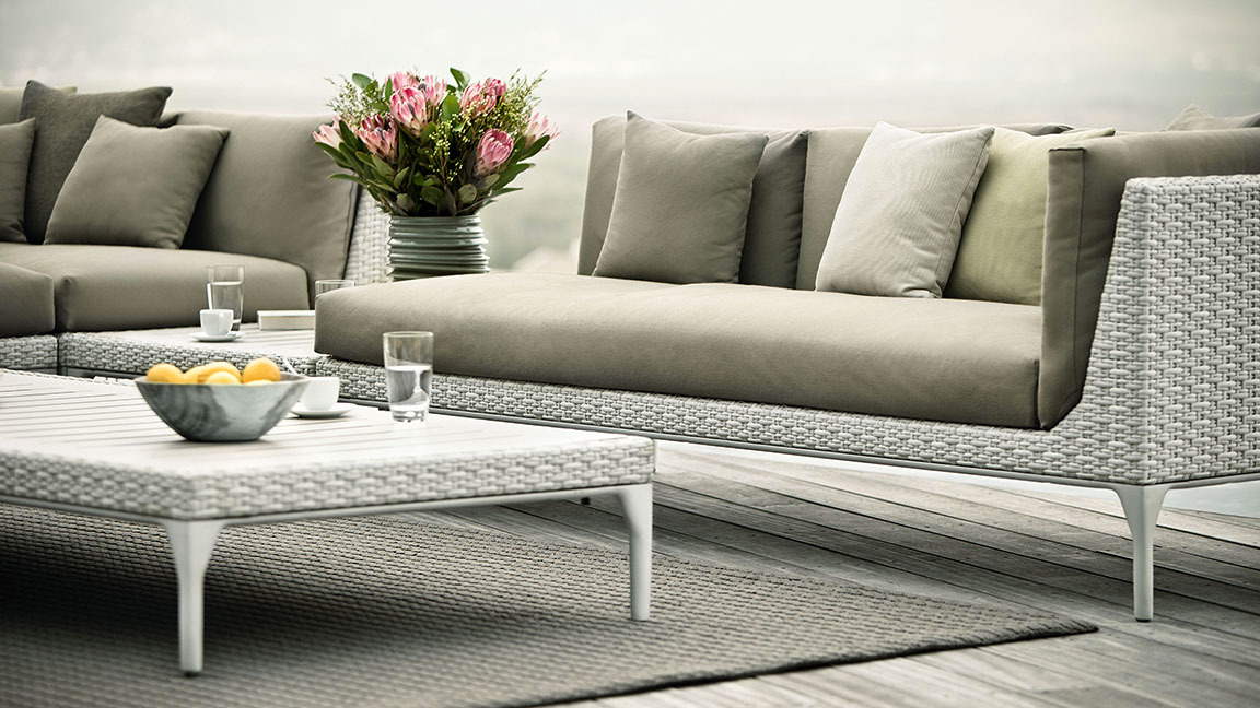 Mu Sofa module left Dedon
